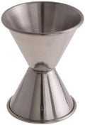 Winco Jigger 1 Ounce x 2 Ounce, Stainless Steel - Set of 3 by Winco