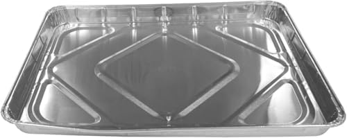 Pack of 10 Aluminum 1/2 Half Size Sheet Baking Pan with Lids