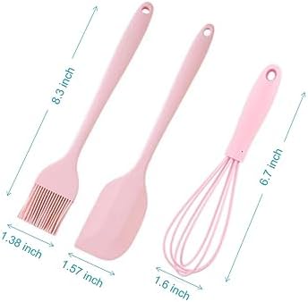 Silicone Basting Brush Set of Two Heat Resistant Long Handle Pastry