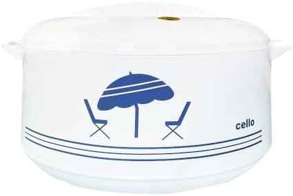 Cello Chef Deluxe Insulated Hot Pot Casserole 2500, White