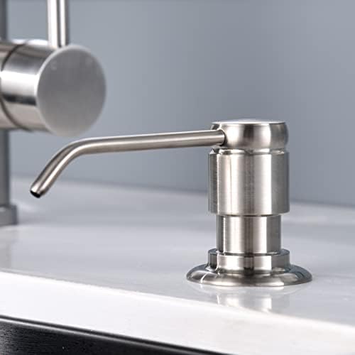 GAGALIFE Soap Dispenser for Kitchen Sink, Brushed Nickel