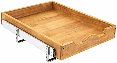 DINDON Pull Out Cabinet Organizer (17" W x 18" D) 1 Tier,Single Tier