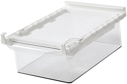 Refrigerator Drawer Organizer Efficient Clear Fridge Pull Out Storage