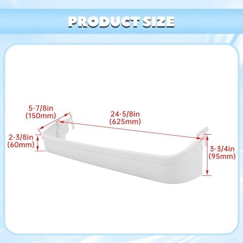 HECASA 240338001 AP2115859 Refrigerator Door Shelf Compatible with