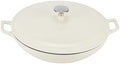 Amazon Basics Enameled Cast Iron Skillet with Lid, 3.3-Quart