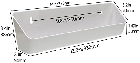 14” Kitchen Sink Front Tip-Out Accessory Trays, 2 Pack