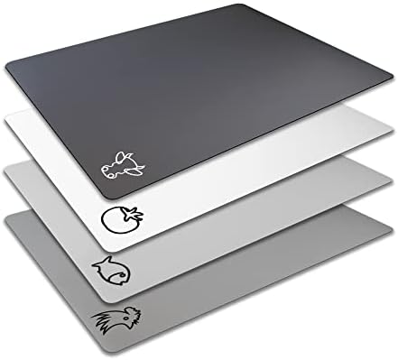 Fotouzy Flexible Plastic Cutting Board Mats with Food Icons, BPA-Free