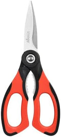 LIVINGO 8.5 Inch Kitchen Shears, Serrated Blade