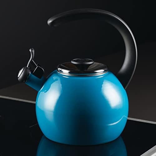Circulon Enamel on Steel Whistling Tea Kettle, 2-Quart