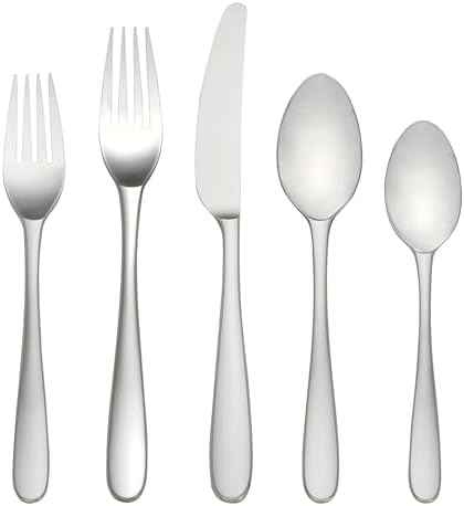 Lenox Stratton 65-Piece 18/10 Silverware Set for 12, Flatware