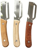 Stainless Steel Peeler with Wooden Handle