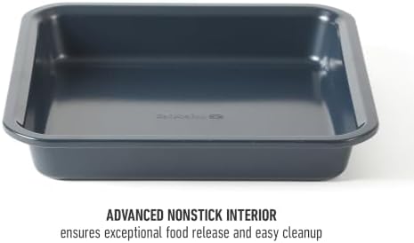 Calphalon Legacy 10-Pieces Nonstick Bakeware Set PFOA-Free, Baking Sheet Set, Baking Pans Set, Carbon Steel Bakeware Pans Collection, High-Heat Oven Safe, for Cookies, Cakes, and Muffins -Navy Blue