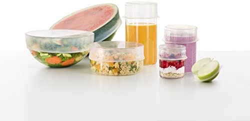 Lékué Reusable 2 x 3.3" Silicone Flexible Lids
