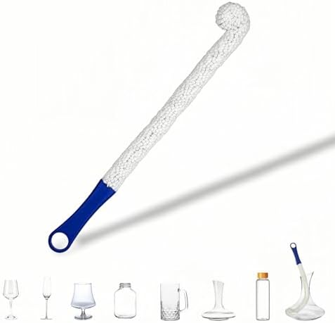 Long Bottle Brush Cleaner for Decanter and Water Bottle, 16 Inch