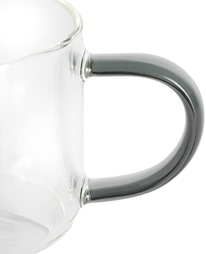 Gibson Soho Lounge Stackable Glass Espresso Cups with Rack, 4-Piece