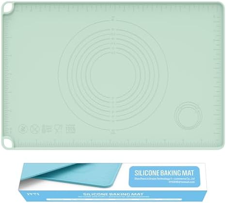 Silicone Baking Mat, Dough Rolling Mat, Pastry Mat for Rolling Dough