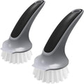 MR.SIGA Pot and Pan Cleaning Brush, 2 Pack, Gray