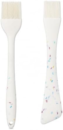 Silicone Basting Brush with Spatula, 2Pcs Heat Resistant Basting