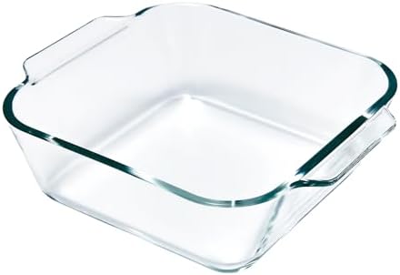 Square Baking Dish, 6 Inch Glass Baking Dish Bakeware Glass Pan for