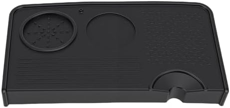 Dpofirs Coffee Tamping Mat Brush Set, Professional Coffee Station Mat