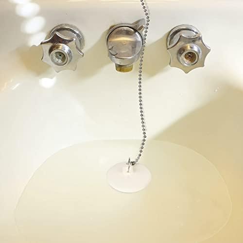 2 Pack Tub Stopper, Rubber Bathtub Plug, Fits 1" to 1-3/8" Drains