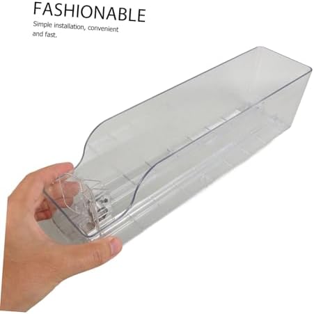 Acrylic Soda Can Dispenser for Refrigerator Automatic Pusher Organizer