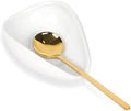 Elegant Ceramic Spoon Rest for Kitchen & Coffee Bar - FEUNLEM Utensil