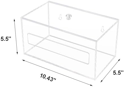 Trash Garbage Bag Roll Holder Dispenser Wall Mount Acrylic Storge
