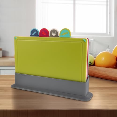 Plastic Cutting Board Set, Four-piece Color Coded Kitchen Chopping