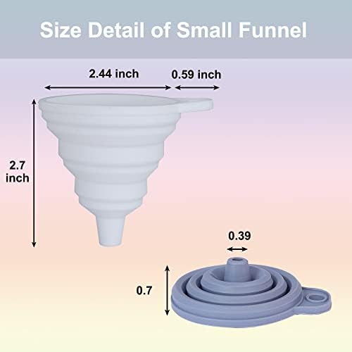 KongNai Silicone Kitchen Funnel Set of 4