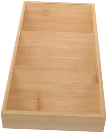 Bamboo Spice Rack Organizer, 3 Tier Drawer Shelf for Jars