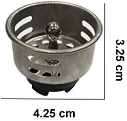 Stainless Steel Junior Duo Strainer Replacement Basket, 3 Pack