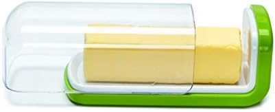 Joie Butter Dish with Clear Lid, Securely Holds One Stick, Durable BPA