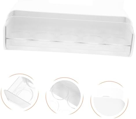 PET Fridge Egg Box with Drawer Design, 10 Slots for Eggs Xmas