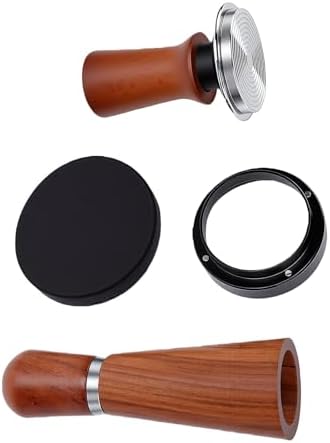 Naroote 51mm Coffee Accessories Kit, Beechwood and 304 Stainless Steel