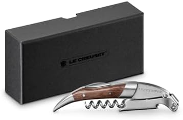 Le Creuset Black Walnut Corkscrew Wine Opener