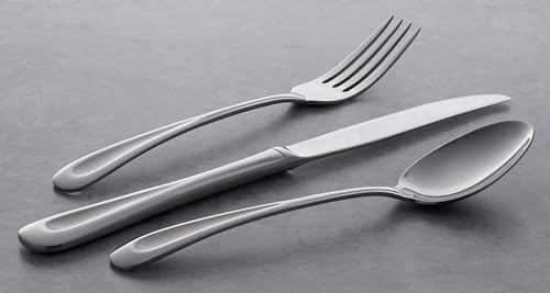 Oneida Satin Sand Dune Dinner Forks Silverware Set for 4, Flatware