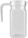 Juice Bottle, Transparent Acrylic Big Capacity Juice Bottle