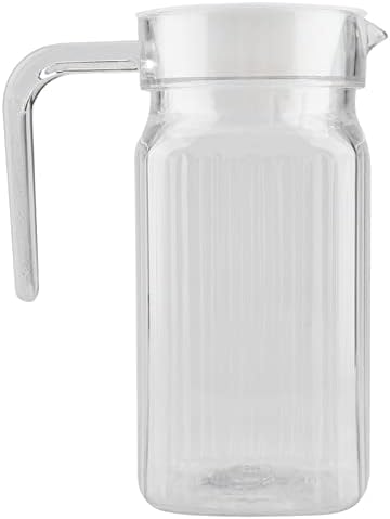 Juice Bottle, Transparent Acrylic Big Capacity Juice Bottle
