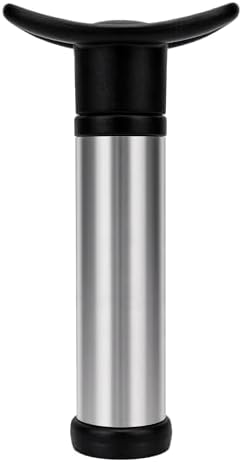 EVGATSAUTO Vacuum Pump Wine Stopper Set Stainless Steel Wine Preserver