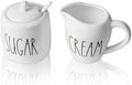 Sugar and Creamer Set, Cream Container and Sugar Holder Set for Coffee
