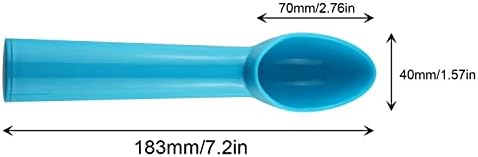 4pcs Plastic Ice Cream Scoop Fruit Spoons Melon Baller Watermelon