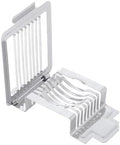 Stainless Steel Egg Slicer for Even Slices Xmas with 8 Cutting Wires
