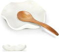5.12 Inch Spoon Rest for Stove Top, White