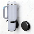 Wall Mount Cup Holder 2 Pack Black Water Bottle Organizer for Stanley