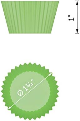 Bakerpan Silicone Mini Cupcake Liners - 24 Pack Non-Stick Muffin Cups