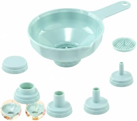 7-in-1 Multi-Function Kitchen Funnel Set, Food Grade Plastic Funnel