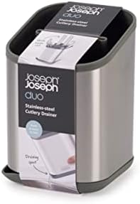 Joseph Joseph Duo Stainless Steel Silverware Flatware Drainer, Kitchen