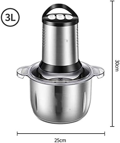 Electric Mini Food Chopper, 3L Bowl, Titanium Blades