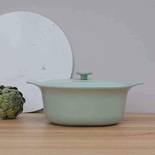 Berghoff 5Pc Green Enameled Cast Iron Cookware Set, Induction Pots &